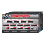 CONJUNTO CHICANE EXTERNA CURVA INCLINADA ALTA 4/15 GRAUS PARA AUTORAMA CARRERA DIGITAL 1/24 E 1/32 E EVOLUTION 20020580